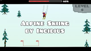 Alpine Skiing by Incidius (me) [Etzer's Ski Game in GD] - Geometry Dash 2.1 screenshot 2