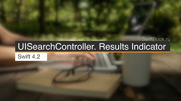UISearchController. Results Indicator