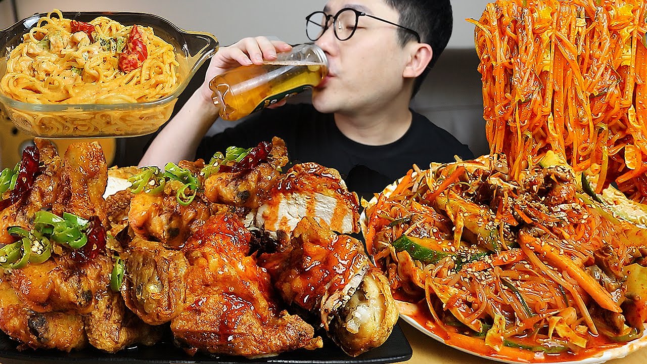 47 Korean Fried Chicken MUKBANG 47-korean-fried-chicken-mukbang