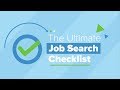 The Ultimate Job Search Checklist
