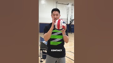 Where to CONTACT the Volleyball for a better Float Serve