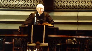 No More, My God, I Boast No More (1962)
Martyn Lloyd-Jones singing with his congregation
Congregational singing
Westminster Chapel, London
Text: Isaac Watts | Tune: ARIZONA
No more, my God, I boast no more
Of all the duties I have done
I quit the hopes I held before
To trust the merits of Thy Son
1,600 sermons of Martyn Lloyd-Jones to shine light on the Gospel: MLJTrust.org No More, My God, I Boast No More (1962)