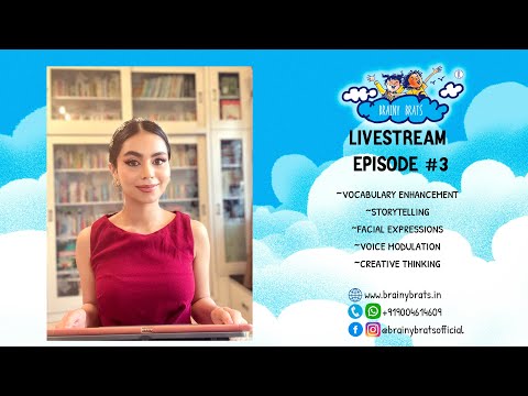 Livestream Episode #3 | Storytelling | English Vocabulary | Voice Modulation | Brainy Brats TV