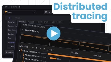 Distributed tracing