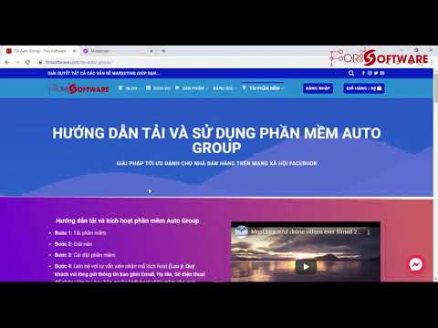 Hướng dẫn tải phần mềm Auto Group Facebook Fori Software