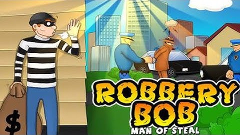Robbery Bob / Gameplay Walkthrough  Chapter 1 Complete (iOS,Android)#robberybobgame #Shadowgamer