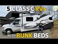 5 Class C RVs with Bunk Beds