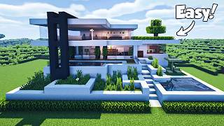 Minecraft: How to Build a Modern House Tutorial (Easy) #43 - Interior in Description! by WiederDude 648,792 views 4 months ago 20 minutes