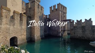 4K | Sunday Morning Walking in the Lake Garda | Sirmione | 시르미오네