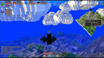 Cube World - Flying through the air