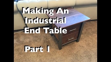 Building an Industrial End Table/Nightstand // Industrial Craftsman Furniture // Part 1 Metal Work