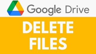 How To Delete Files in Google Drive | Permanent Delete | Google Drive Tutorial