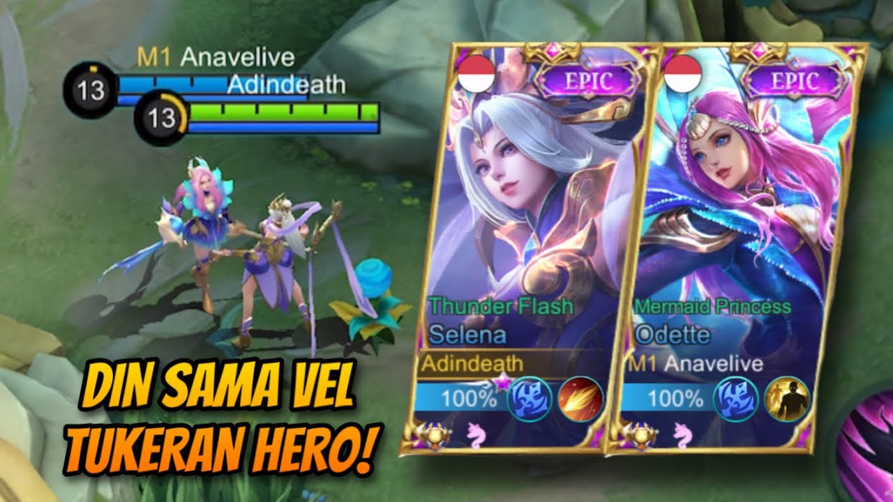 TUKERAN HERO SAMA VEL GUA PAKE SELENA YouTube