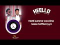 New Ethiopian Hadiya Music Workeaferah Kassahun Heelloo Official Video Mp4 