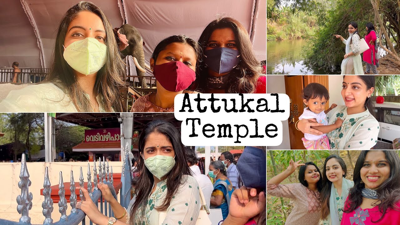 Visiting Attukal Temple with Friends on Pongala Day 🌼 | Ishaani Krishna.