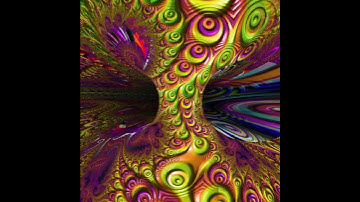 Peacock Fractal Toroid UHD 2 minute animation