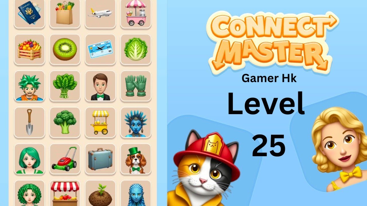 Connect Master level 25 hard level Walkthrough Solution - YouTube