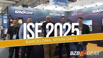 Day One of ISE 2025 with BZBGEAR! Getting Down With 8K!