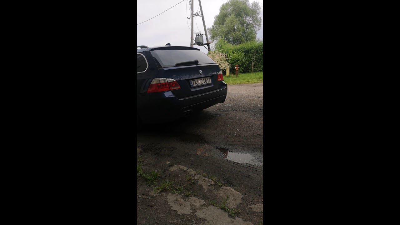 BMW E61 530D popcorn hardcut limiter YouTube