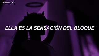 ella es la sensación de bloque (Letra/Lyrics)