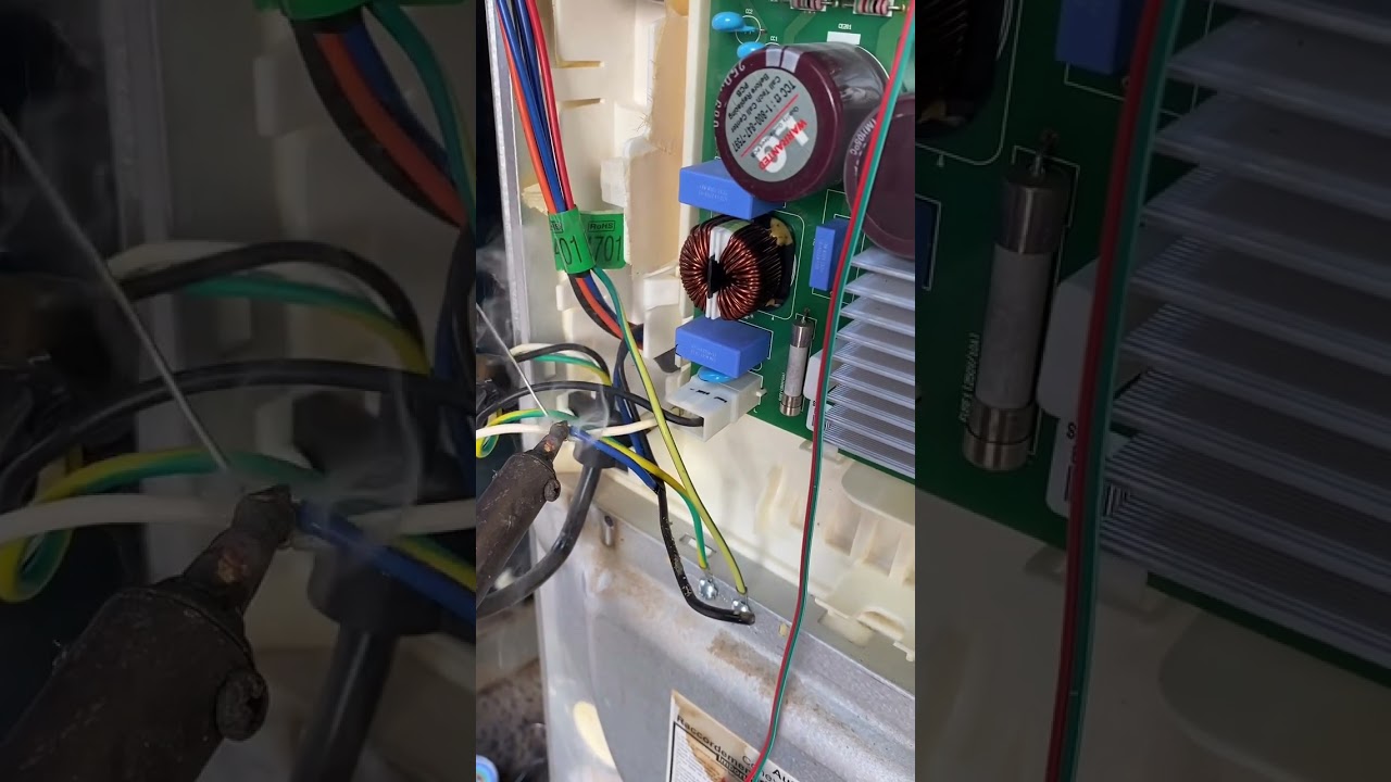 Como cambiar un compresor inverter a convencional LG ventilador de 3 cables 