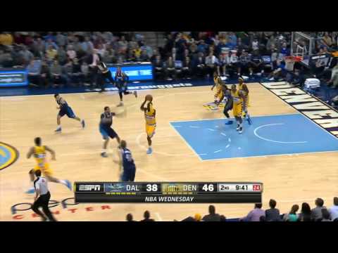 Dallas Mavericks Vs Denver Nuggets March 5 2014 NBA 2013 14 Season