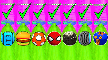 Going Balls: 🏅 Super Speed Run Compilation| Hard Level Walkthrough 🔥| Android Games/ iOS Games