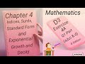 D3 - Ch 4 - Ex 4A - Q1 Indices,Surds,Standard Form and Exponential Growth and Decay -(8 Edition )