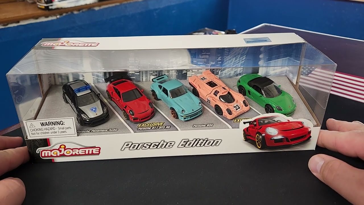 Unboxing: 2022 Majorette - Porsche Edition 5 Pack - New Style