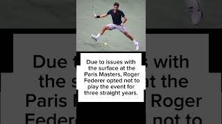 Roger Federer refused to play at Paris Masters as organizers forced into action