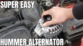 How to Replace Alternator Hummer H3 3.5 Liter