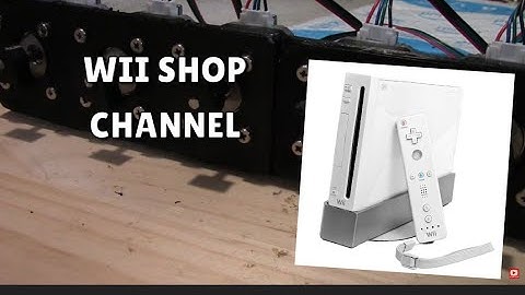 Wii Shop Channel theme on stepper motors