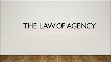 BUSINESS REGULATIONS THIRD SEMESTER B.COM/BBA UNIVERSITY OF CALICUT AGENCY CONTRACT