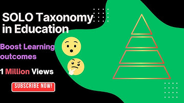 Solo Taxonomy in Education