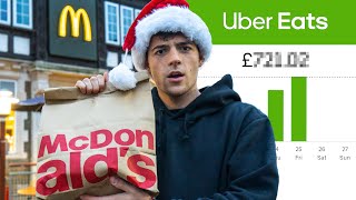 I Worked for UberEats on Christmas Day & Made £_____