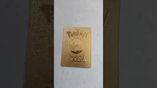 Golden Pokemon card. Ash Greninja EX #pokemon #pokemonchannel