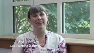 MA in Teaching Writing: 2018 Residency