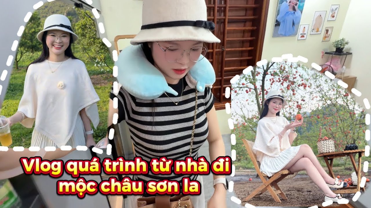VOLG QUÁ TRÌNH ĐI TỪ NHÀ RA VƯỜN MẬN VƯỜN HỒNG MỘC CHÂU SƠN LA. 