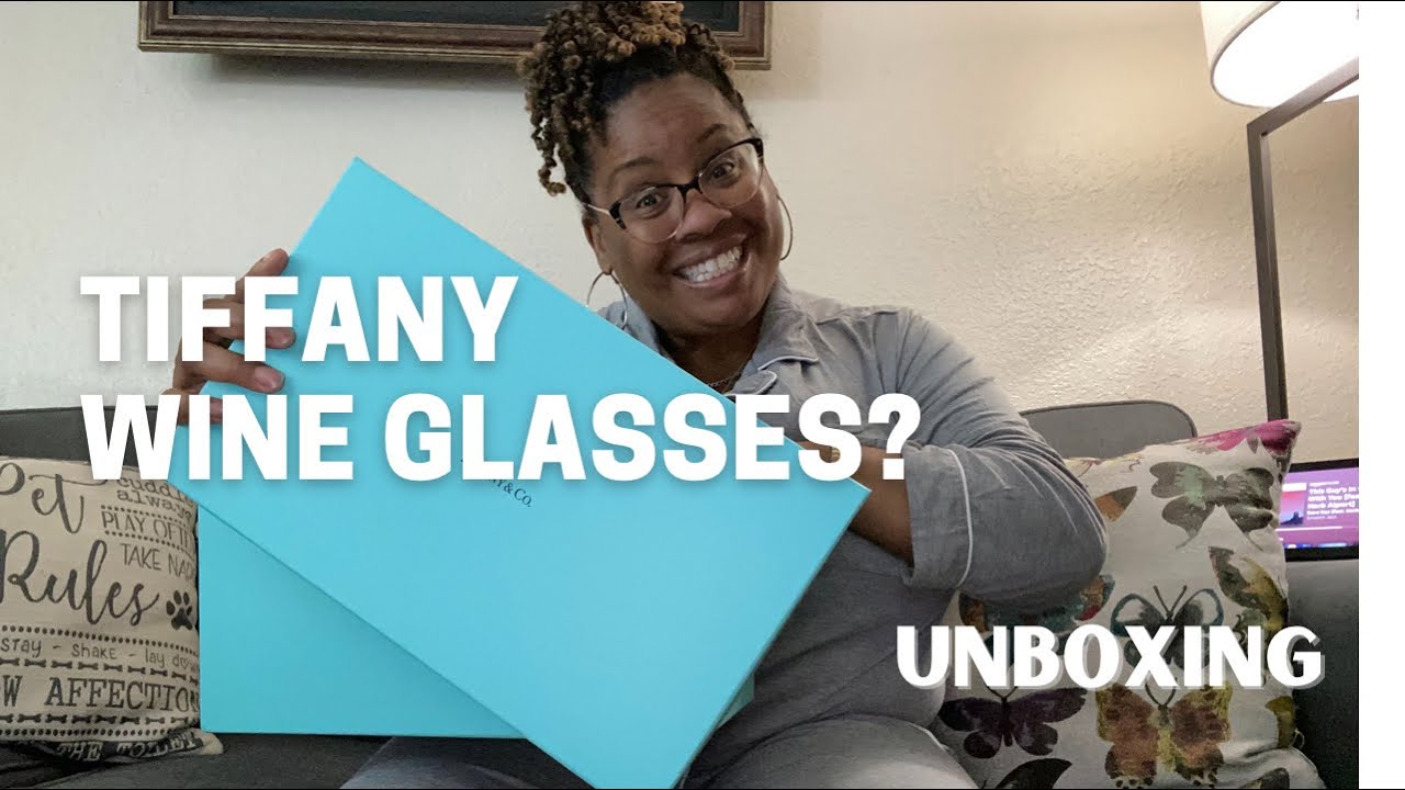 Tiffany wine glass unboxing