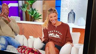 Amanda Kloots of The Talk is a tall woman long legs There is no doubt 23