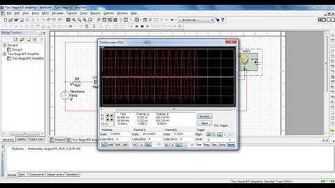 Two Stage RC Coupled CE Amplifier