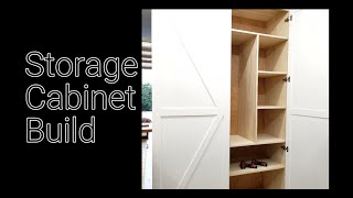 Storage Cabinet Build  Caliwood Specialty