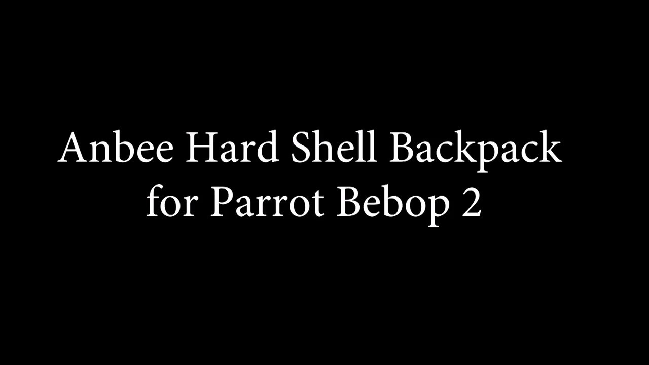 Anbee Hard Shell Backpack for Bebop 2 review