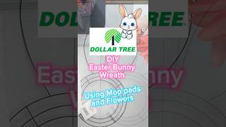 🌼How to make an Easter Wreath with Mop Pads from the DOLLAR TREE! 🐰#dollartree