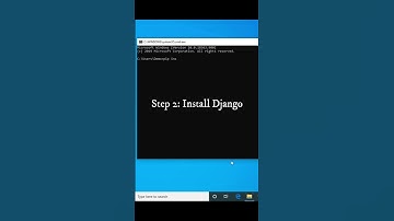 Django Tutorial: Install Django #shorts #python #install #django