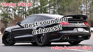 Shelby GT350 exhaust setup revealed!? Thoughts & sound clips