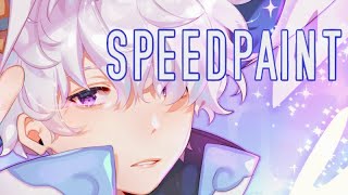 Monster super league Merlin speedpaint