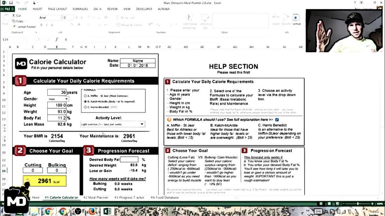 bulking and cutting calculator