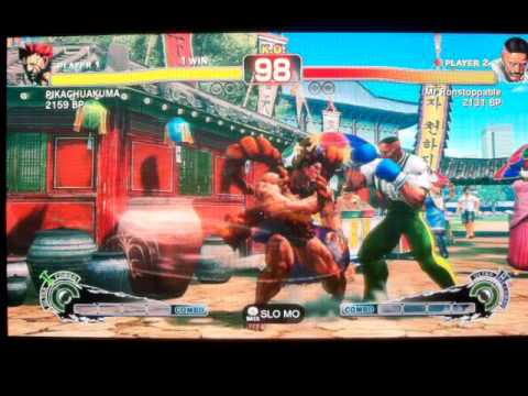 SSFIV ENDLESS BATTLE MATCH JR RODRIGUEZ ( AKUMA ) VS Mr Ronstoppable ( DUDLEY ) ON XBOX 360 GAME 2