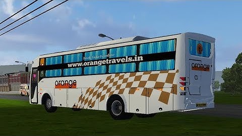 Released ORANGE Capella Bus Mod In Bus Simulator Indonesia - Bussid Bus Mod - Bussid Car Mod -Bussid